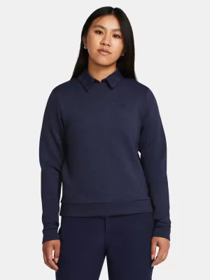 Dámska mikina UNDER ARMOUR UA DRIVE MIDLAYER CREW 1387143-410 MODRÁ