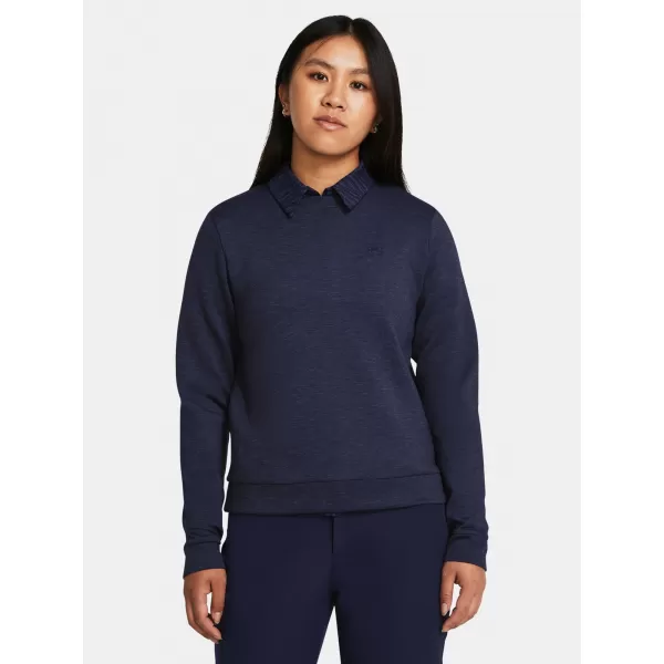  Dámska mikina UNDER ARMOUR UA DRIVE MIDLAYER CREW 1387143-410 MODRÁ 