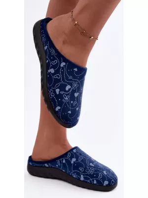 Dámske šľapky INBLU ET000041 MODRÁ