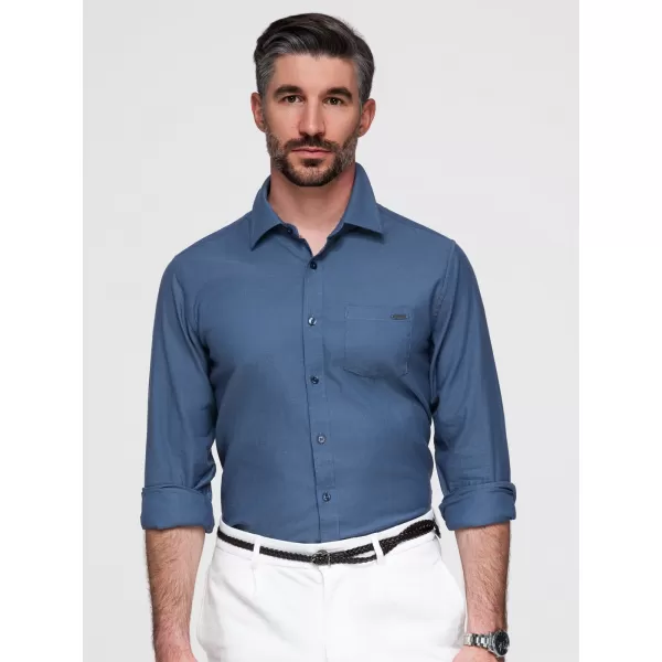  Pánska košeľa OMBRE K695 DENIM 
