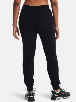 Dámske nohavice UNDER ARMOUR UA RUSH FLEECE PANT 1365775-001 ČIERNA