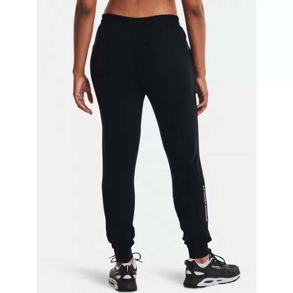  Dámske nohavice UNDER ARMOUR UA RUSH FLEECE PANT 1365775-001 ČIERNA 