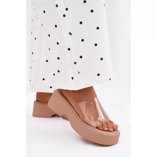  Dámske šľapky BOTO 78-146 BEIGE 