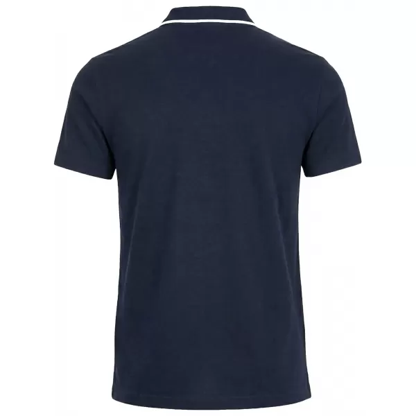  Pánske tričko s golierom 4F WMM00TPTSM0773 NAVY 