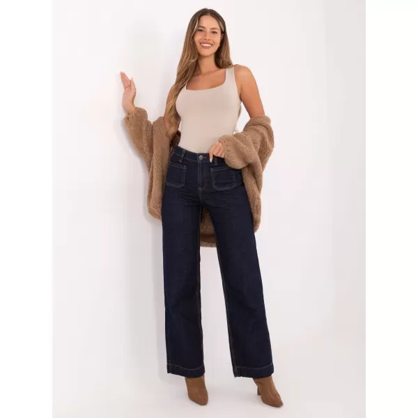  Dámske nohavice SUBLEVEL D80018BB62456D298 NAVY 
