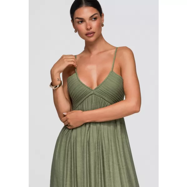  Dámske šaty OMBRE OW-DLR-E0009 GREEN 