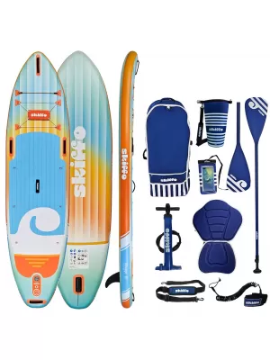 Paddleboard SKIFFO RIVAGE SUNRISE MODRÁ/ORANŽOVÁ