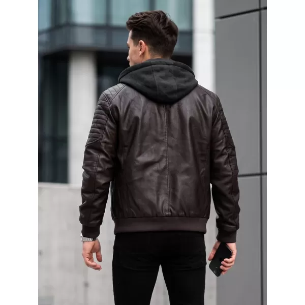  Pánska bunda DSTREET TX5140 HNEDÁ 