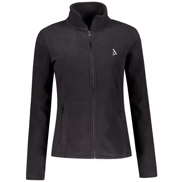  Dámska fleece mikina ALTISPORT ALW002852 ČIERNOSTRIEBORNÁ 