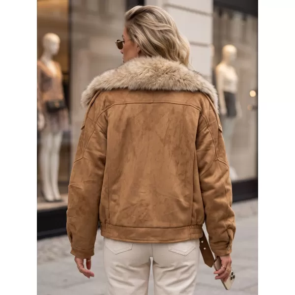  Dámska bunda DSTREET TY5702 KARAMELOVÁ 