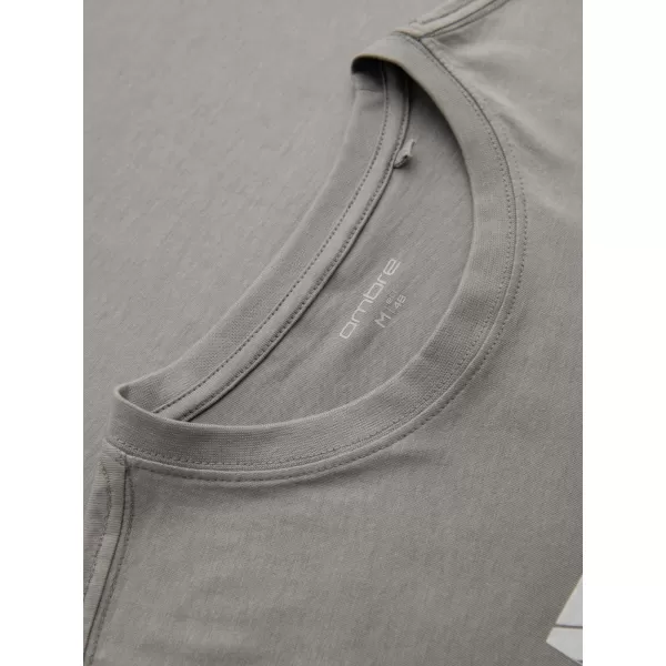  Pánske tričko OMBRE OM-TSPT-0259 GREY 
