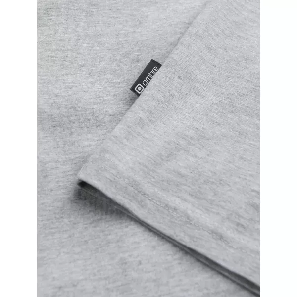  Pánske tričko OMBRE L171 GREY MELANGE 