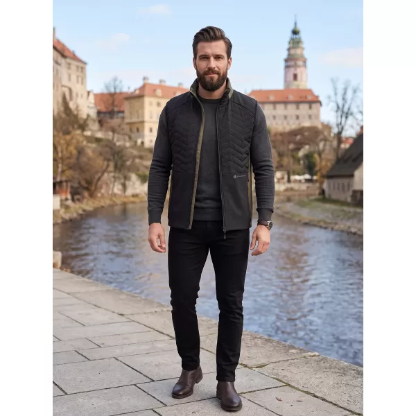  Pánska ľahká vesta ALPINE PRO BERF 3 BLACK 