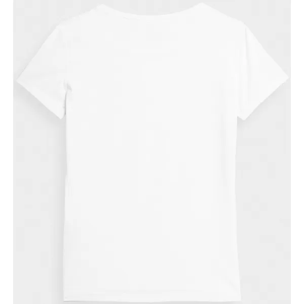  Dámske tričko 4F WMM00TTSHF2356 WHITE 