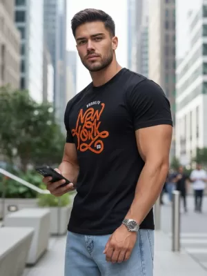 Pánske tričko DSTREET RX5368 ČIERNA