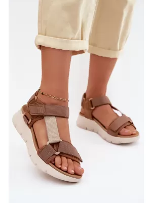 Dámske sandále ARTIKER 58C1231 BROWN/BEIGE