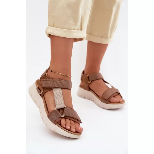 Dámske sandále ARTIKER 58C1231 BROWN/BEIGE 