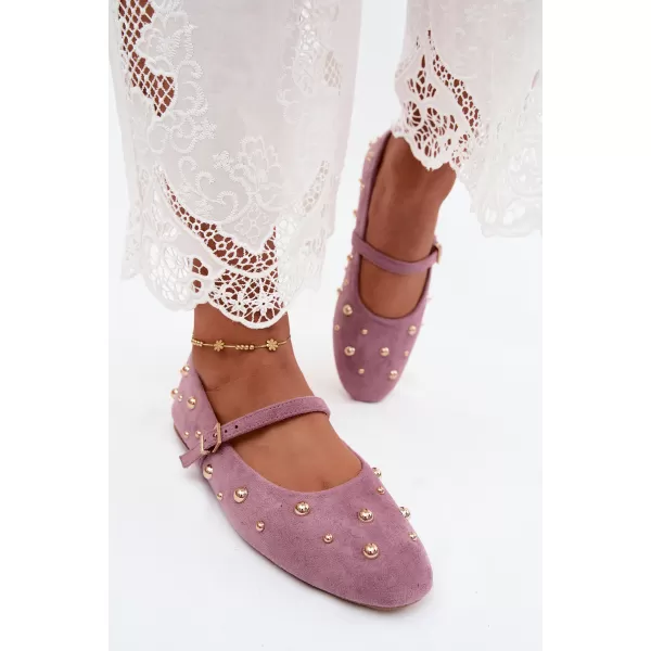  Dámske baleríny BOTO 4765 PURPLE 