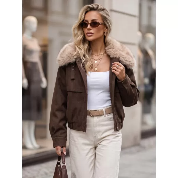  Dámska bunda DSTREET TY5694 HNEDÁ 
