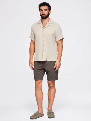 Pánska košeľa OMBRE OM-SHSS-0223 BEIGE