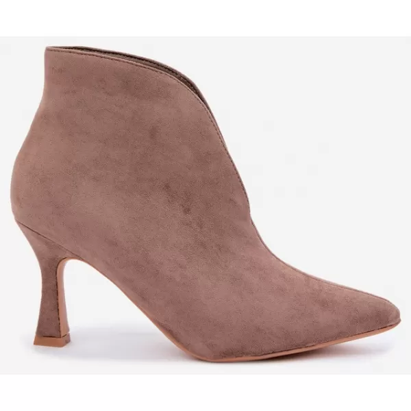  Dámske členkové topánky BOTO 6470 BROWN 