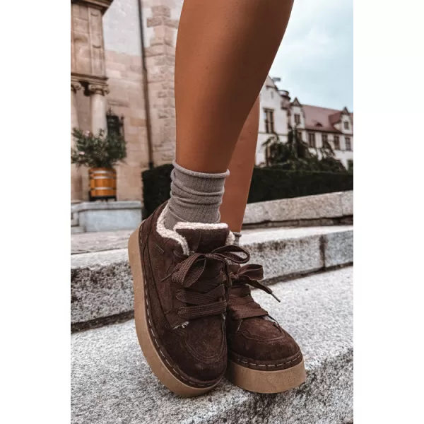  Dámske topánky BIG STAR SHOES UU274188 BROWN/BEIGE SHADOWS 