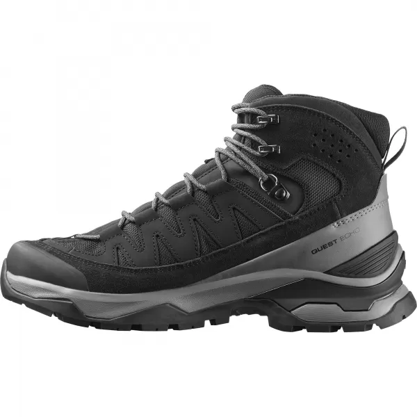  Pánske topánky SALOMON QUEST ECHO GORE TEX L49212700 BLACK/CASTLEROCK/BLACK 