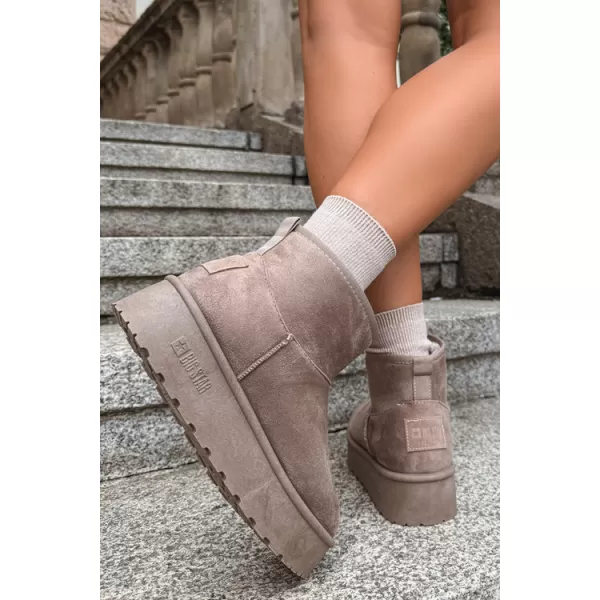  Dámske snehule BIG STAR SHOES UU274224 BEIGE 