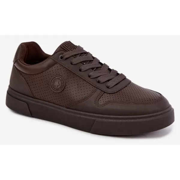  Pánske tenisky BIG STAR SHOES UU174326 BROWN/BEIGE SHADOWS 