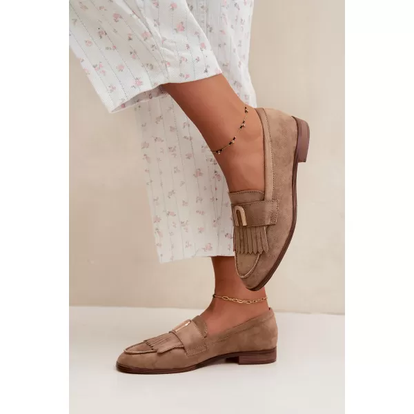  Dámske mokasíny BOTO 3742 KHAKI 