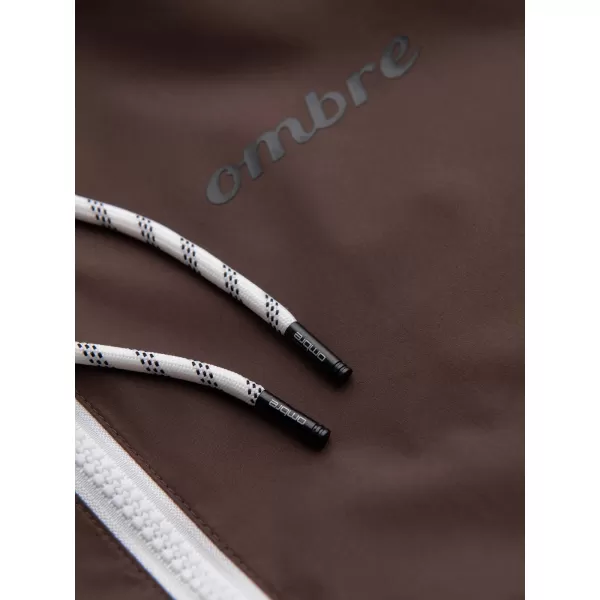  Pánska bunda OMBRE C584 BROWN AND BEIGE 