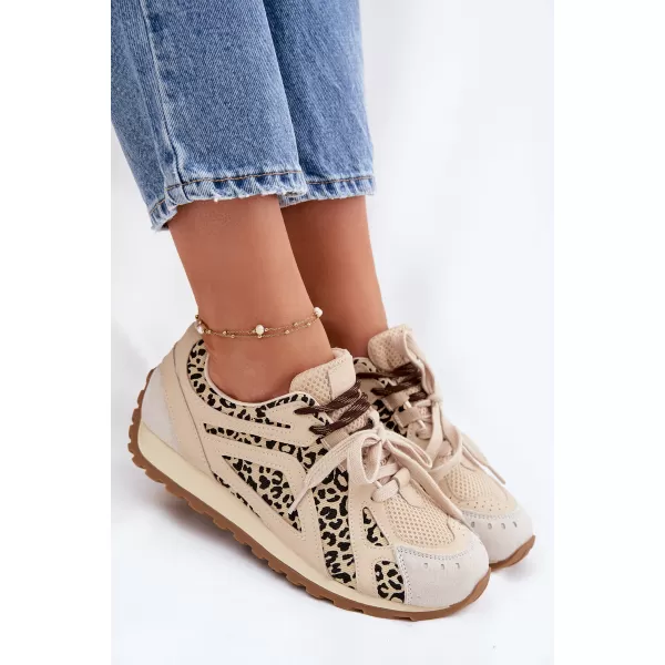  Dámske tenisky BIG STAR SHOES TT274549 BEIGE 