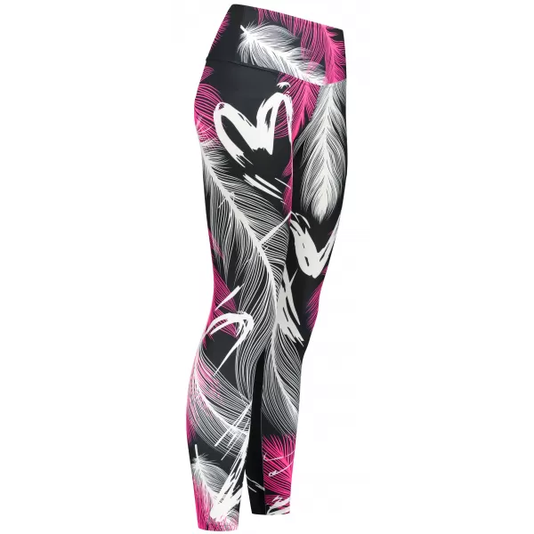  Dámske dlhé legíny premium (nové veľkosti) ALTISPORT VOJ/ALW001LEG05 ČIERNA/RUŽOVÁ 