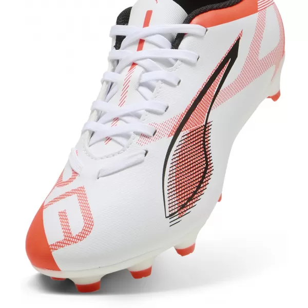  Detské kopačky PUMA ULTRA 5 PLAY FG/AG JR 108170-01 WHITE/BLACK/GLOWING RED 
