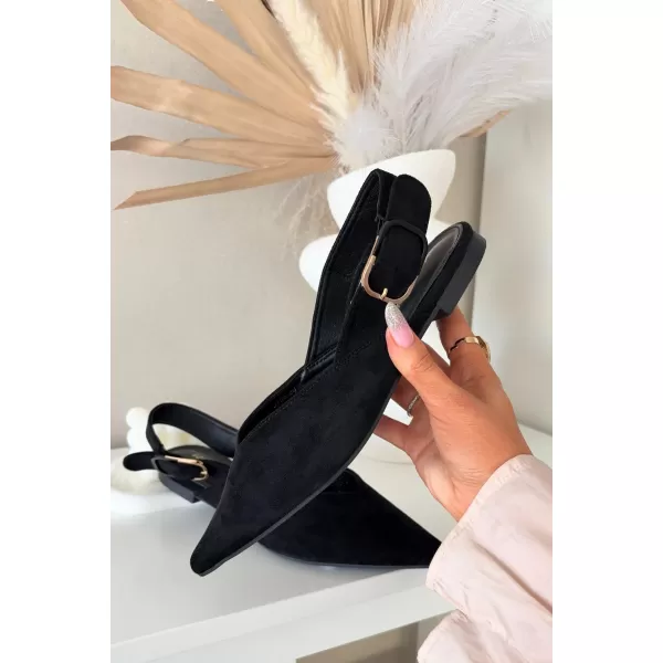  Dámske baleríny BOTO JH598/9755 BLACK 