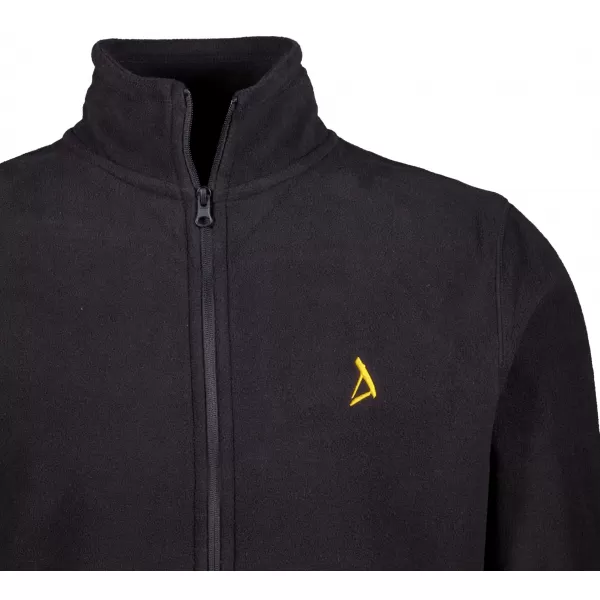  Pánska fleece mikina ALTISPORT ALM002852 ČIERNOZLATÁ 