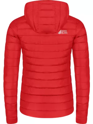 Dámska prešívaná bunda NORDBLANC NIMBUS WJL8395 ČERVENÁ