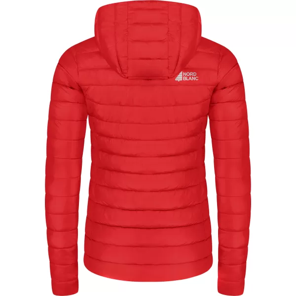  Dámska prešívaná bunda NORDBLANC NIMBUS WJL8395 ČERVENÁ 