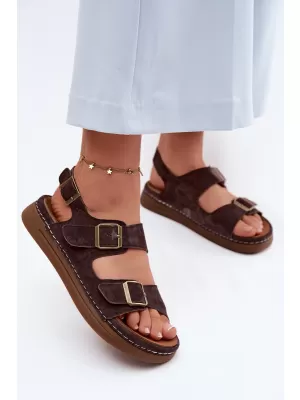 Dámske sandále VINCEZA 79620 CHOCOLATE