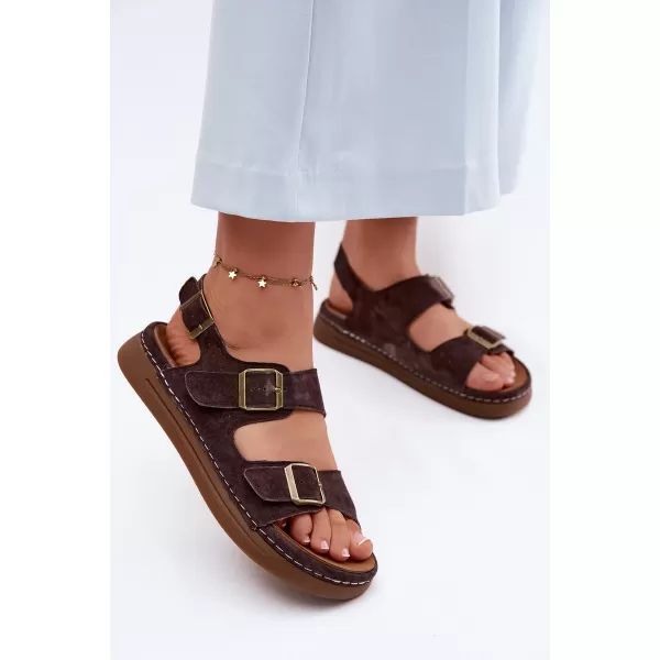  Dámske sandále VINCEZA 79620 CHOCOLATE 