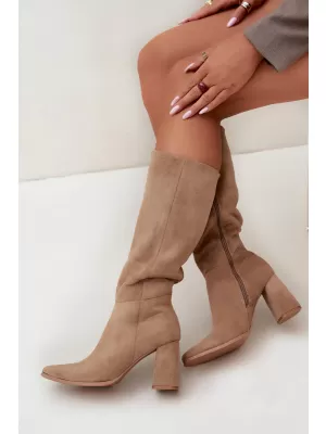 Dámske čižmy BOTO 6373A-1 BEIGE