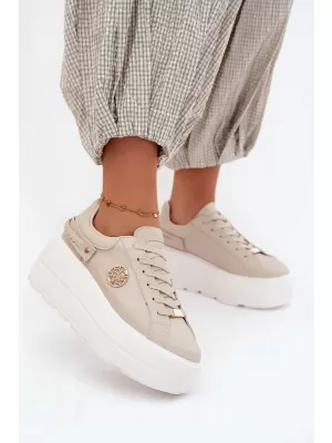 Dámske tenisky D&A LR61-7095 BEIGE