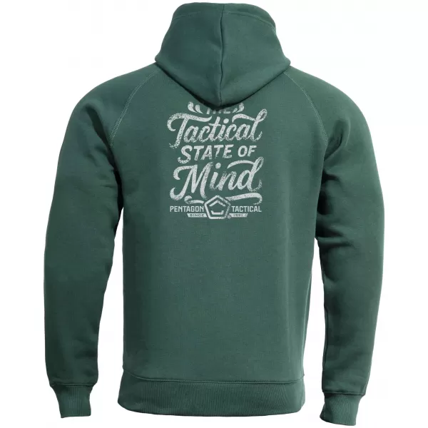  Pánska mikina PENTAGON PHAETON HOOD STATE OF MIND K09021-ST SPRINGBOK GREEN 
