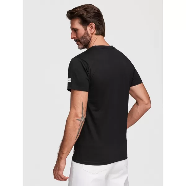  Pánske tričko OMBRE OM-TSPT-0269 BLACK 