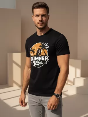 Pánske tričko DSTREET NX044R ČIERNA