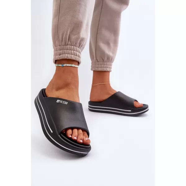  Dámske šľapky BIG STAR SHOES NN274A037 BLACK 