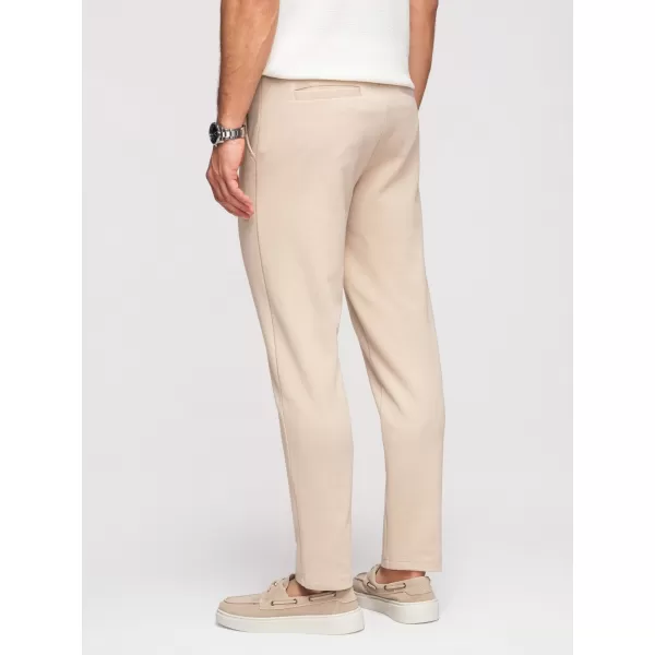  Pánske nohavice OMBRE OM-PACP-0292 BEIGE 