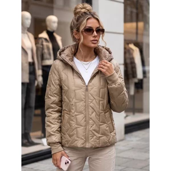  Dámska bunda DSTREET TY5780 KARAMELOVÁ 