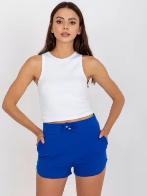 Dámske kraťasy BASIC FEEL GOOD AP-SN-119.07 DARK BLUE