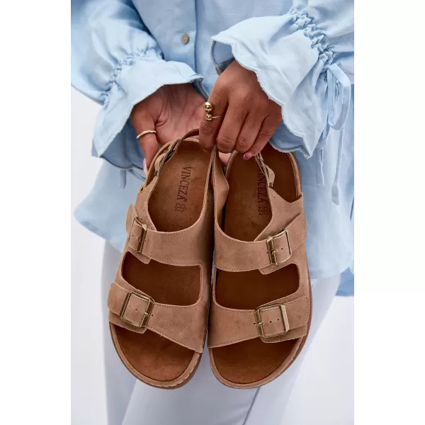  Dámske sandále VINCEZA 79620 BROWN 